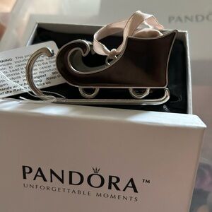 Pandora 2010 Holiday Ornament Sled